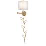 4_Possini Euro Kohle Brass Swing Arm Plug-In Wall Lamp with Cord Cover more views