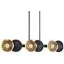 4_Possini Euro Kora 48" Black and Gold 6-Light LED Linear Island Pendant