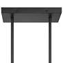 7_Possini Euro Kora 48" Black and Gold 6-Light LED Linear Island Pendant more views