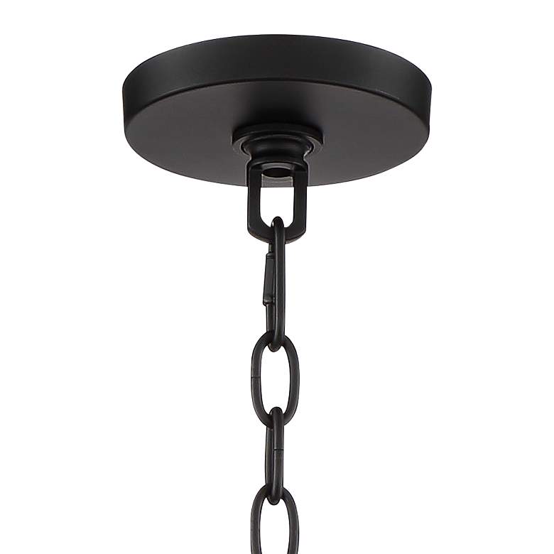 Image 4 Possini Euro La Vista 20 1/4 inch Wide Black 9-Light Pendant more views