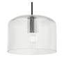 Thumbnail3 of Possini Euro Lallie 17 3/4" Wide Black Pendant Light more views