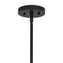 Thumbnail4 of Possini Euro Lallie 17 3/4" Wide Black Pendant Light more views