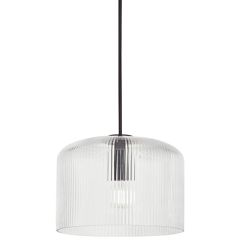 Image 2 Possini Euro Lallie 17 3/4" Wide Modern Glass Dome Pendant Light