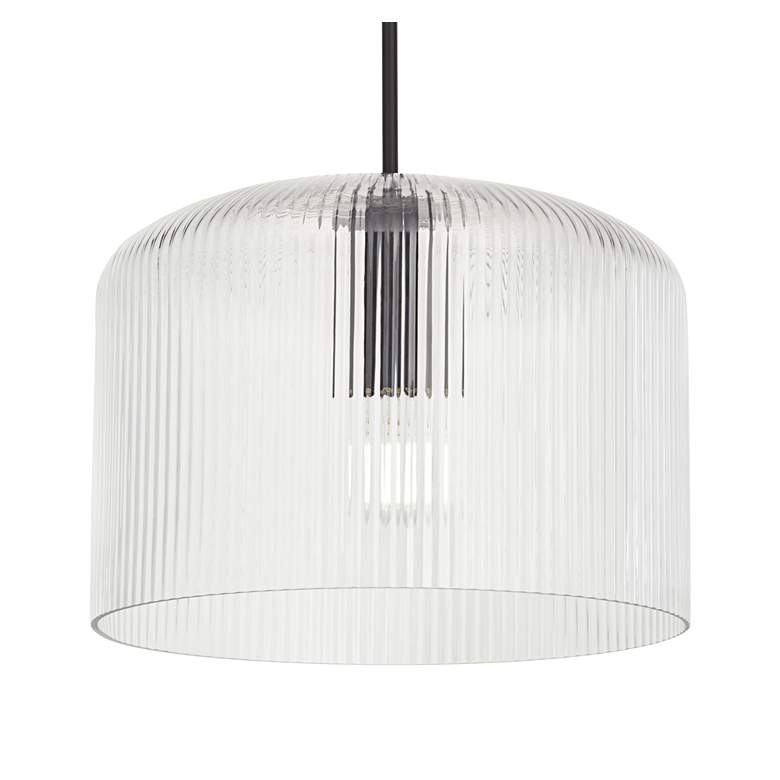 Image 3 Possini Euro Lallie 17 3/4" Wide Modern Glass Dome Pendant Light more views
