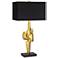 Possini Euro Lancia 31" Gold Finish Modern Sculpture Table Lamp