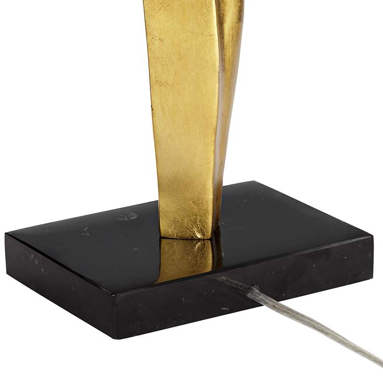 Image 7 Possini Euro Lancia 31 inch Gold Finish Modern Sculpture Table Lamp more views