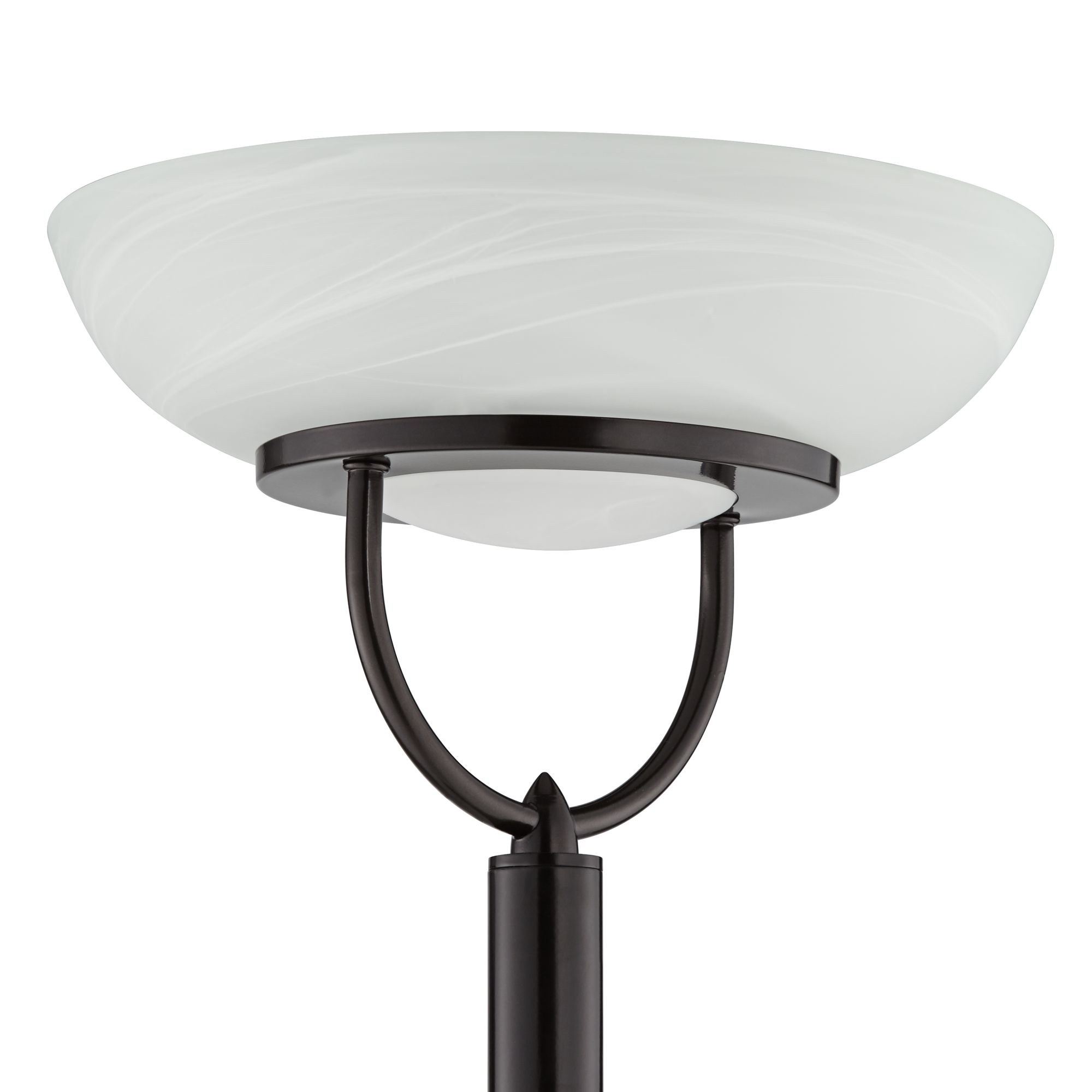 Image 4 Possini Euro Lang 70" High 3-in-1 Bronze Torchiere Floor Lamp more views