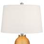 3_Possini Euro Lapis 28 1/4" High Tian Orange Art Glass Table Lamp more views