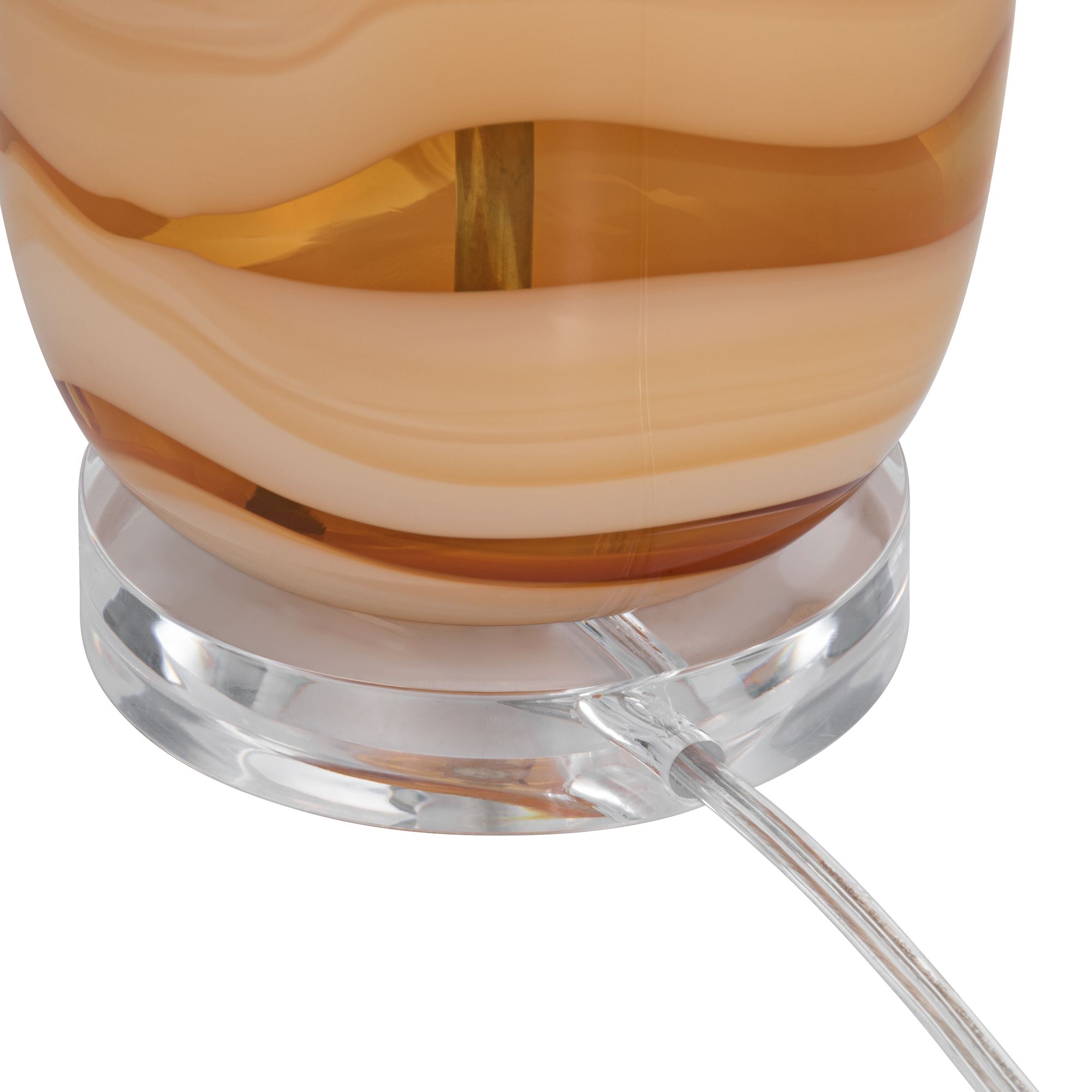 Image 7 Possini Euro Lapis 28 1/4"H Orange Glass Table Lamp Set with Dimmer more views