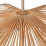 5_Possini Euro Largo 29 3/4" Wide Gold and Natural Rope Modern Pendant more views