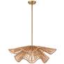 7_Possini Euro Largo 29 3/4" Wide Gold and Natural Rope Modern Pendant more views