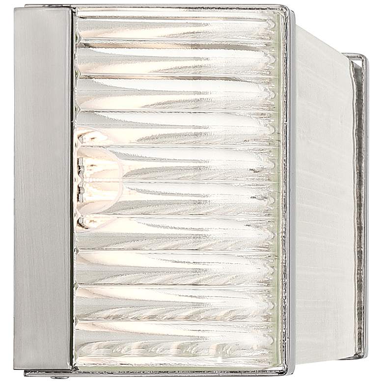 Image 7 Possini Euro Lauren 21 1/2" Wide Brushed Nickel LED Bath Bar more views