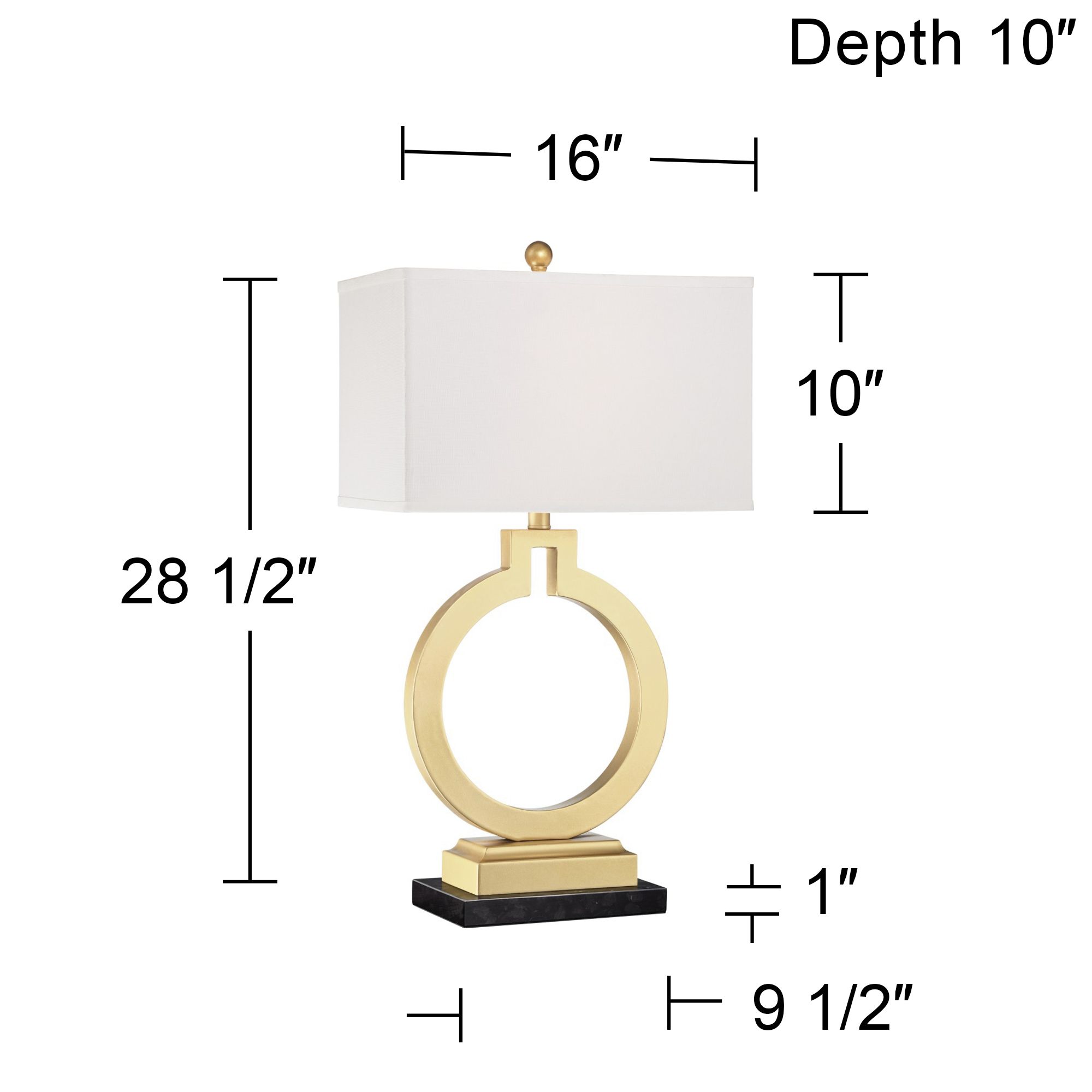 Watch A Video About the 360 Lighting Lauren Gold Ring Open Base USB Table Lamps Set of 2
