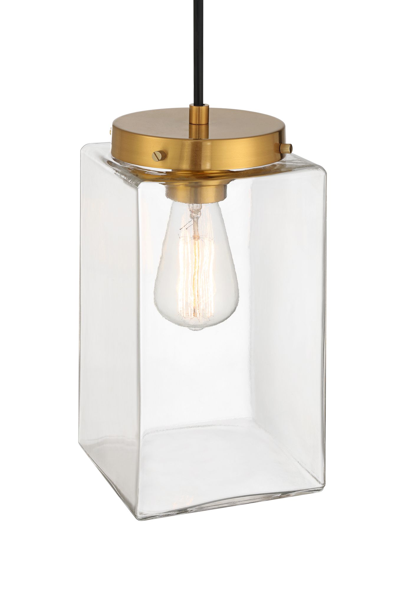 Image 5 Possini Euro Lausanne 6"W Burnished Brass Modern Mini Pendant Light more views