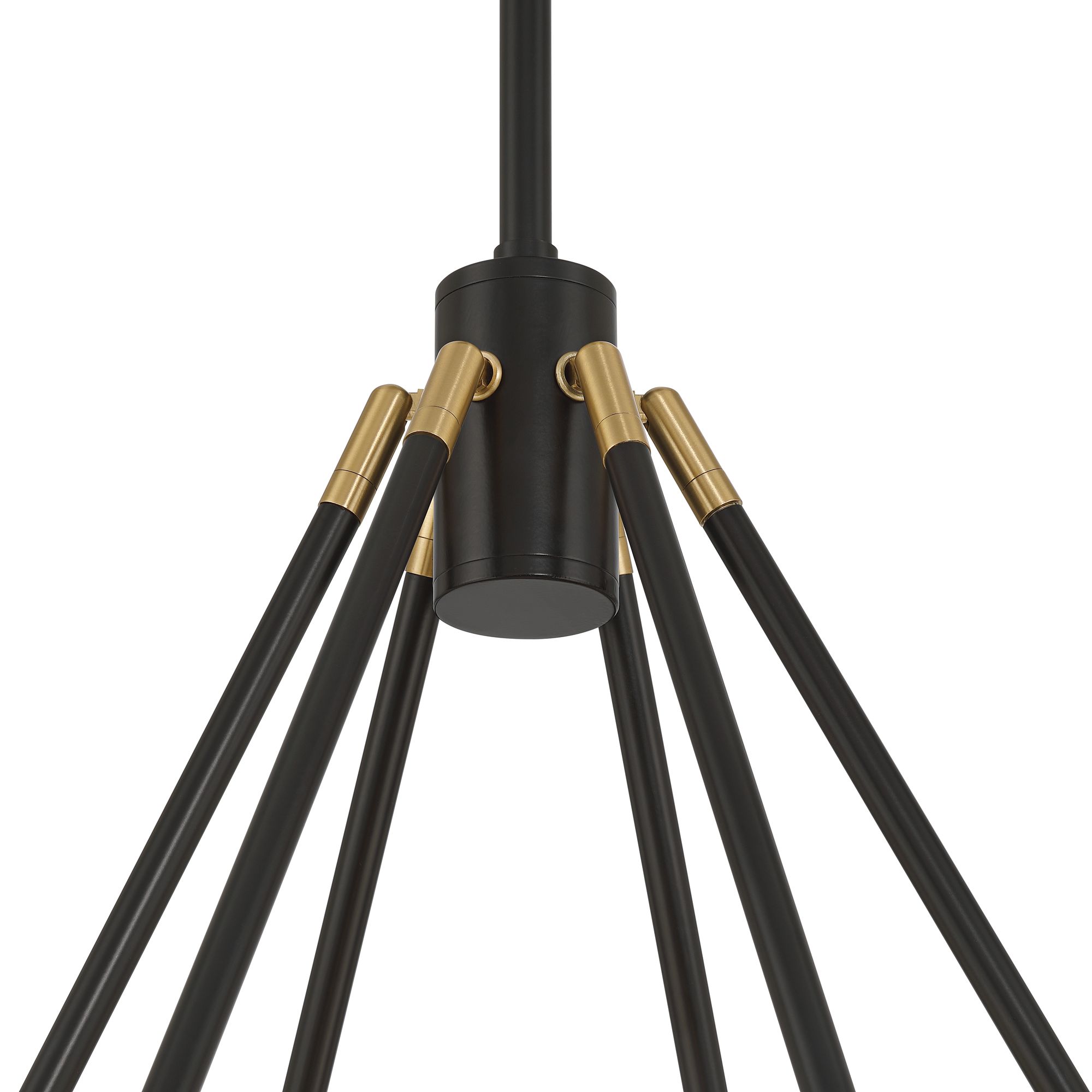 Image 4 Possini Euro Layla 35 1/4" Wide Black 24-Light 2-Tier Chandelier more views