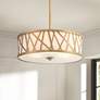 Watch A Video About the Possini Euro Layna Gold Drum Pendant Light