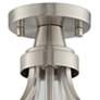 Thumbnail4 of Possini Euro Layne 15" Wide Brushed Nickel Ceiling Light more views