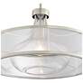 3_Possini Euro Layne 19 1/4" Wide Brushed Nickel Drum Pendant Light more views
