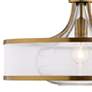 3_Possini Euro Layne 19" Wide Warm Antique Brass Pendant Light more views