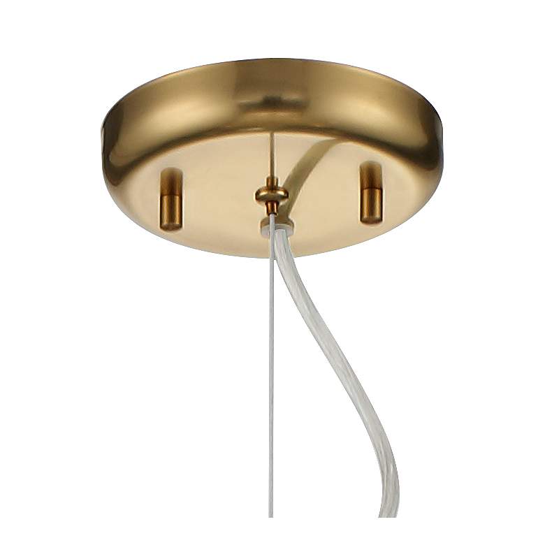 Image 5 Possini Euro LED Nimbus 30 inch Warm Brass 15-Light Modern Sputnik Pendant more views