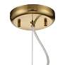 Possini Euro LED Nimbus 30" Warm Brass 15-Light Modern Sputnik Pendant in scene