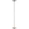 Possini Euro LED Torchiere Floor Lamp with Glass Top