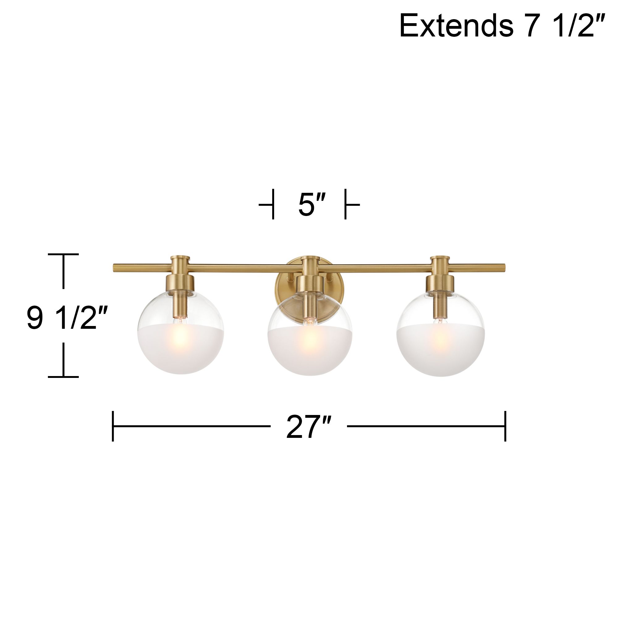 Watch A Video About the Possini Euro Leggio Warm Brass 3 Light Bath Light