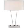 Possini Euro Leon 26 1/4" Modern USB and Utility Outlet Table Lamp