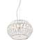 Possini Euro Leonidas 12"W Chrome and Crystal Mini Pendant