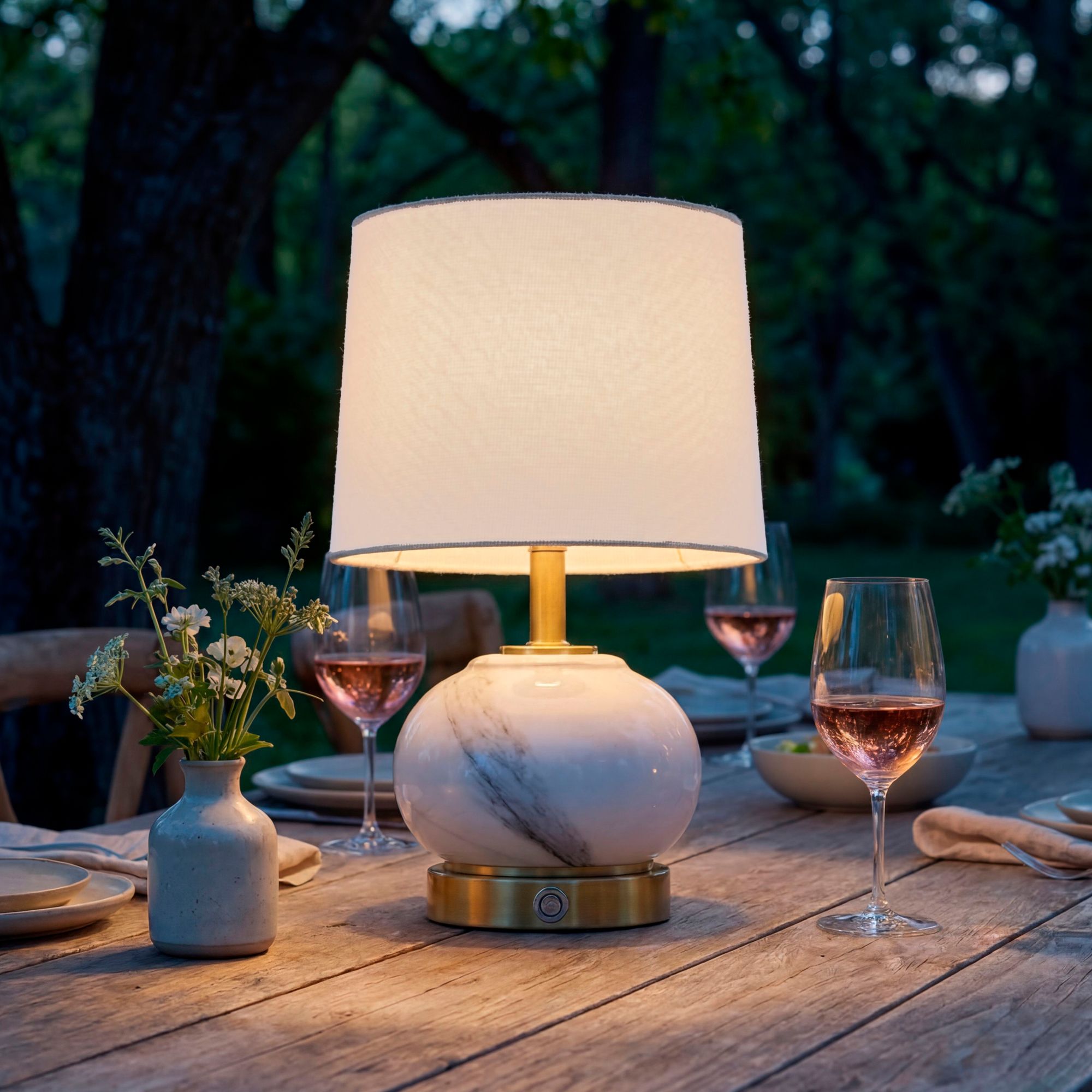 Watch A Video About the Possini Euro Liana Gray White Glass Battery Power Accent Lamp