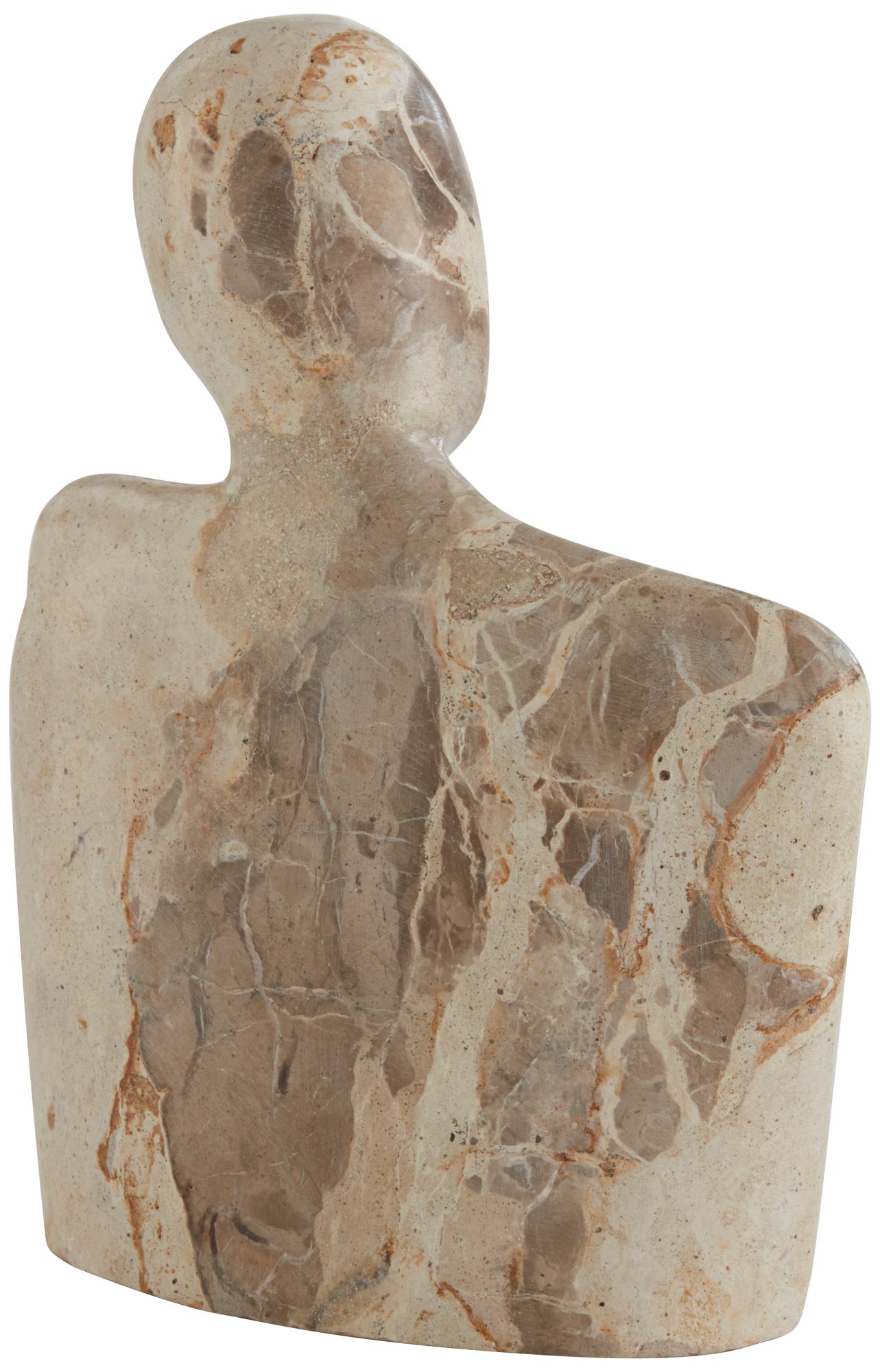 Possini Euro Libre 10" High Contemporary Wood and Marble Sculptures