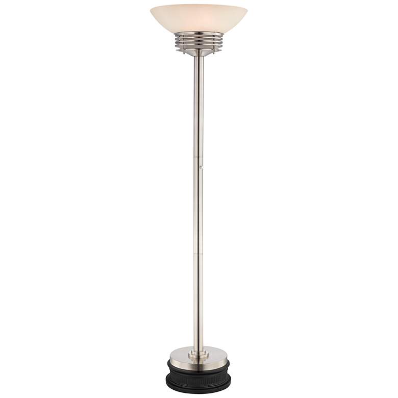 Image 1 Possini Euro Light Blaster™ 4-Light Torchiere Lamp with Riser