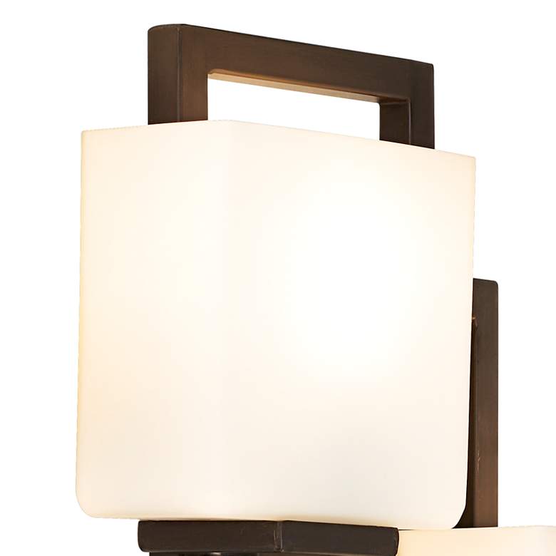 Image 4 Possini Euro Lighting on the Square 15.5" Bronze Wall Sconces Set of 2 more views
