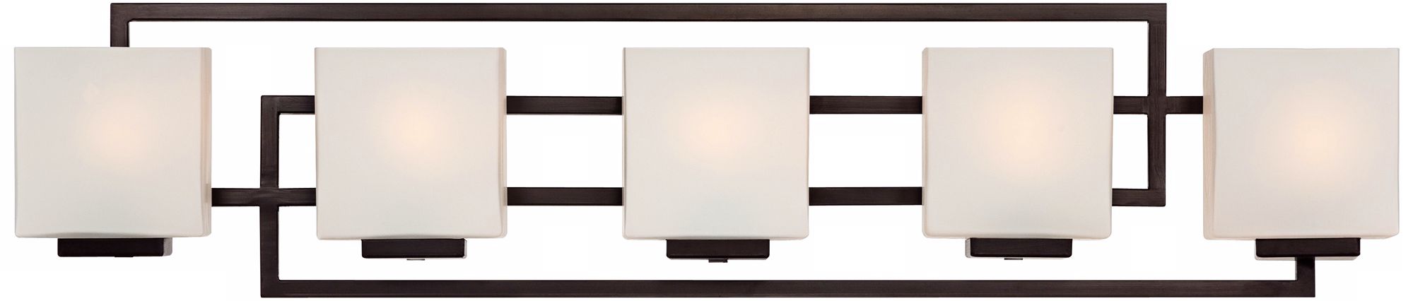 Image 2 Possini Euro Lighting on the Square 37" Wide Bronze Bath Wall Light