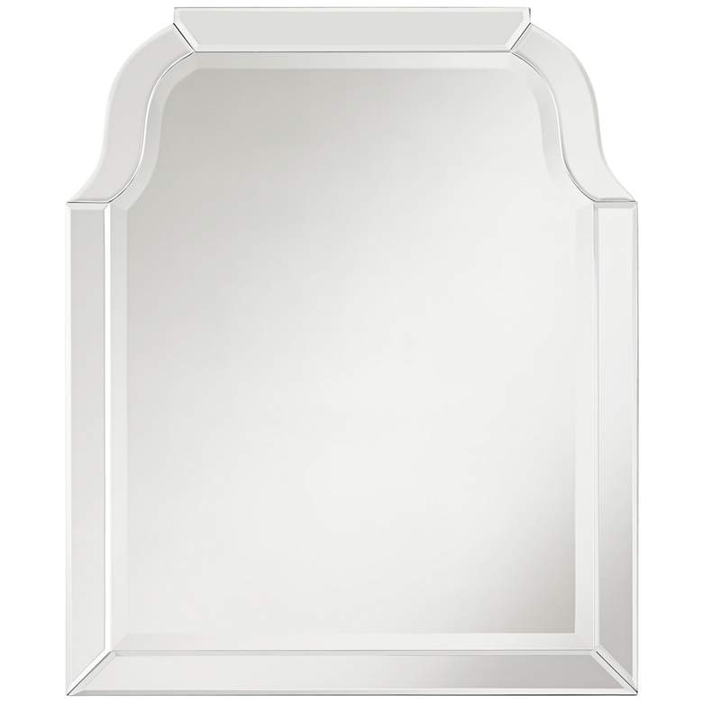 Image 1 Possini Euro Lila 20" x 24" Frameless Arch Wall Mirror