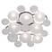 Possini Euro Lilypad Etched Glass 17 3/4" Wide Ceiling Light