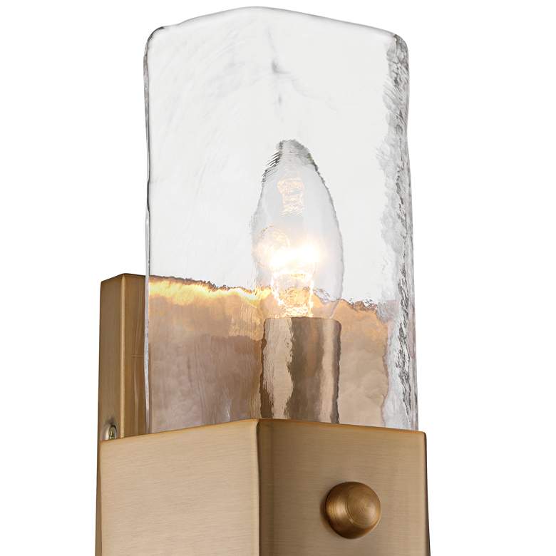 Image 3 Possini Euro Linnea 15" High Gold 2-Light Wall Sconce more views