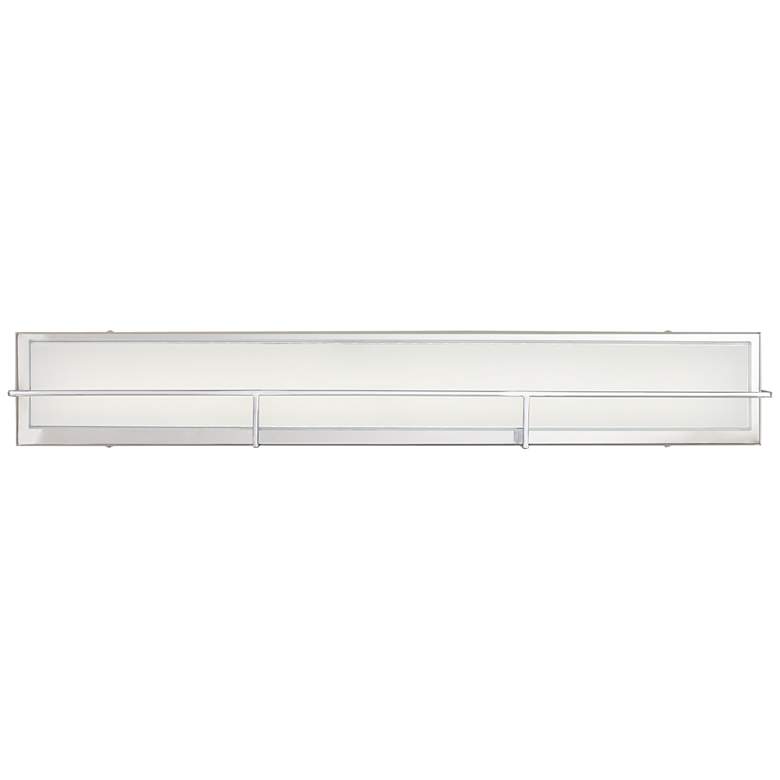 Image 5 Possini Euro Linx 33 1/2 inch Wide Chrome Linear LED Bath Light more views