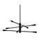 Possini Euro Livonia 29 1/2" Matte Black 8-Light Sputnik Chandelier