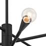 5_Possini Euro Livonia 29 1/2" Matte Black 8-Light Sputnik Chandelier more views