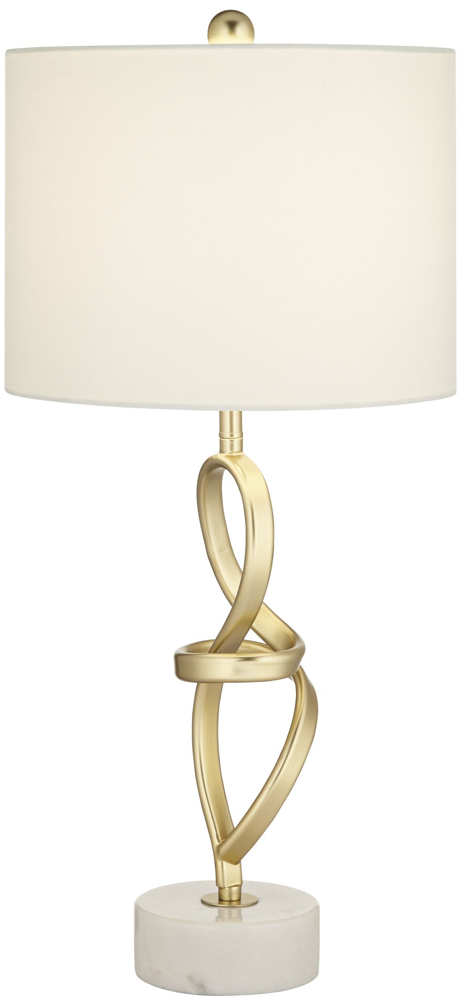 Possini Euro Liza 26 1/2" Gold Loops Modern Table Lamps Set of 2