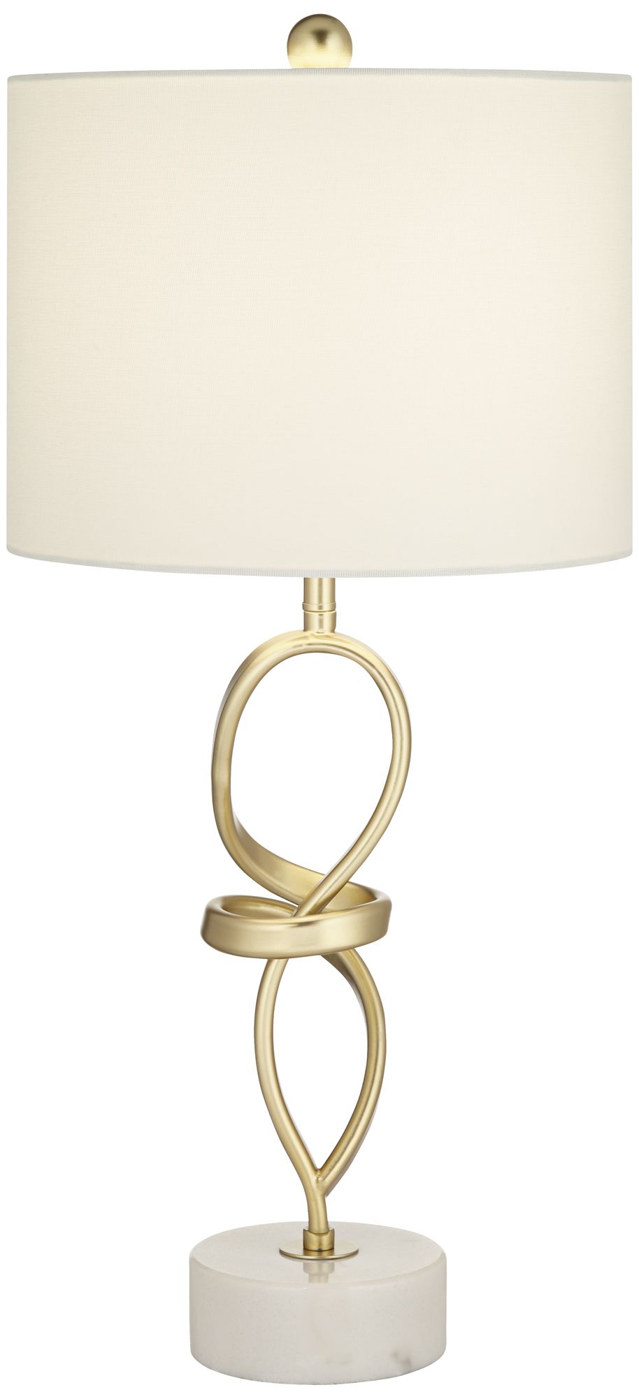 Possini Euro Liza 26 1/2" Gold Loops Modern Table Lamps Set of 2