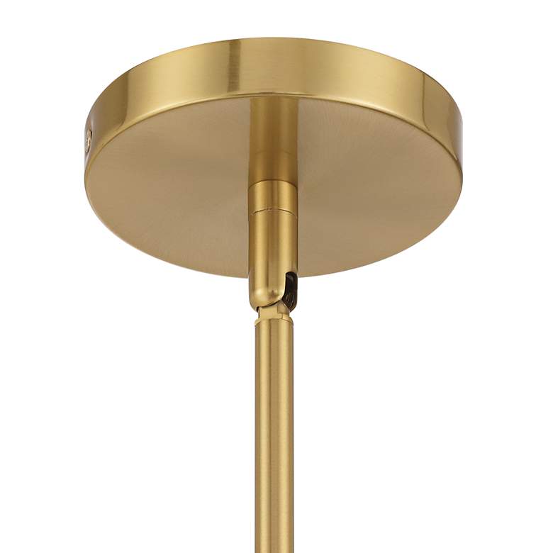 Image 6 Possini Euro Lizzie 36" Wide Modern Ring Gold 12-Light Chandelier more views