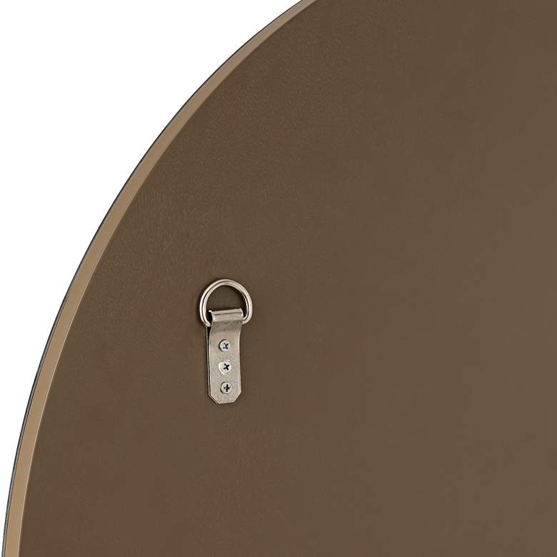 Image 6 Possini Euro Loft 31 1/2" Brown and Gold Round Wall Mirror more views
