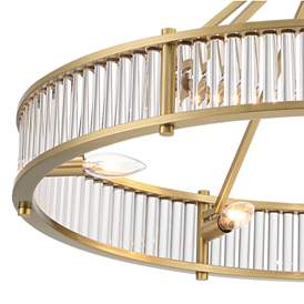 Image4 of Possini Euro Lolita 31" Wide Soft Gold 6-Light Ring Pendant more views