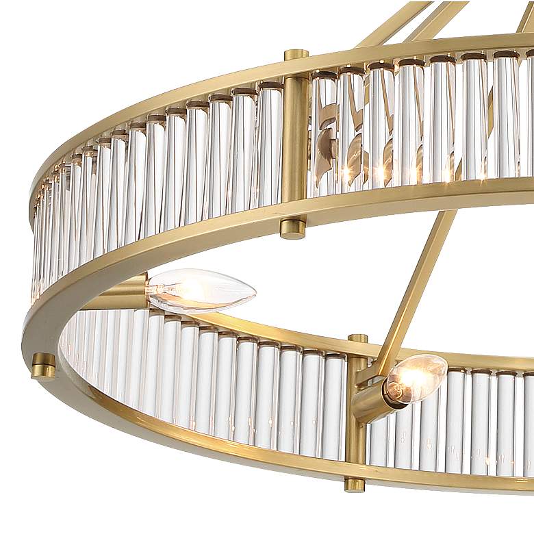 Image 4 Possini Euro Lolita 31" Wide Soft Gold 6-Light Ring Pendant more views