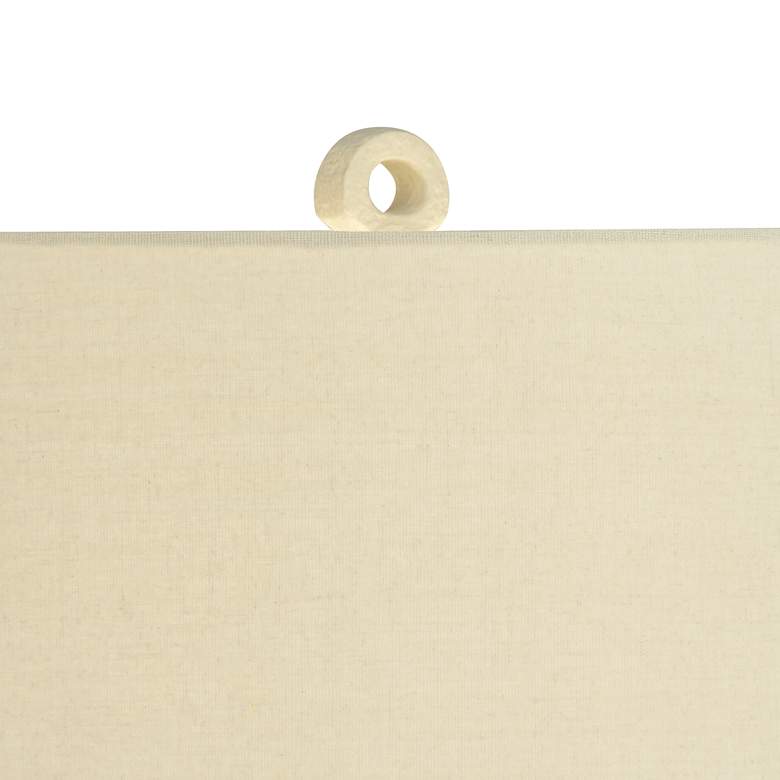 Image 3 Possini Euro Loop 31 1/2" Modern White Jar Table Lamp more views