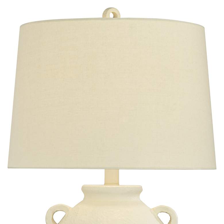 Image 4 Possini Euro Loop 31 1/2" Modern White Jar Table Lamp more views