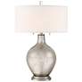 3_Possini Euro Louie 28 1/2" High Modern Luxe Mercury Glass Table Lamp