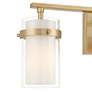 4_Possini Euro Lucia 22" Wide Soft Gold 3-Light Bath Light more views
